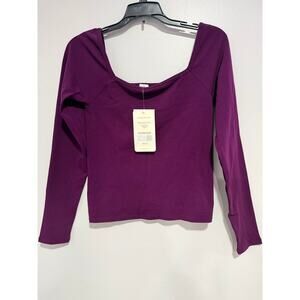 NWT Fabletics Emilia SculptKnit® Long-Sleeve Top II Large